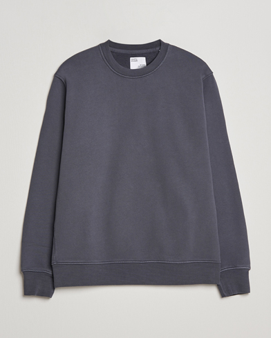 Men | Grey sweatshirts | Colorful Standard | Classic Organic Crew Neck Sweat Lava Grey