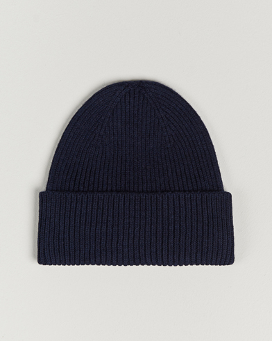 Men | Our 100 Best Gifts | Colorful Standard | Merino Wool Beanie Navy Blue