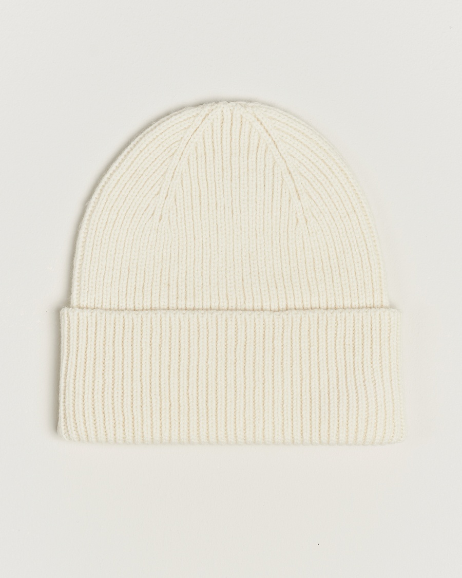 Colorful Standard Merino Wool Beanie Optical White – White