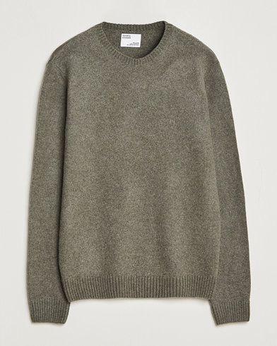 Men | Colorful Standard | Colorful Standard | Classic Merino Wool Crew Neck Dusty Olive