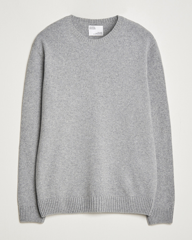 Men | Knitted Jumpers | Colorful Standard | Classic Merino Wool Crew Neck Heather Grey