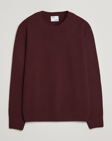 Men | Colorful Standard | Colorful Standard | Classic Merino Wool Crew Neck Oxblood Red