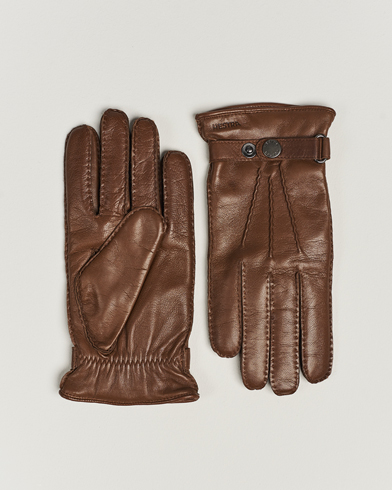 Men | Gloves | Hestra | Jake Wool Lined Buckle Glove Light Brown