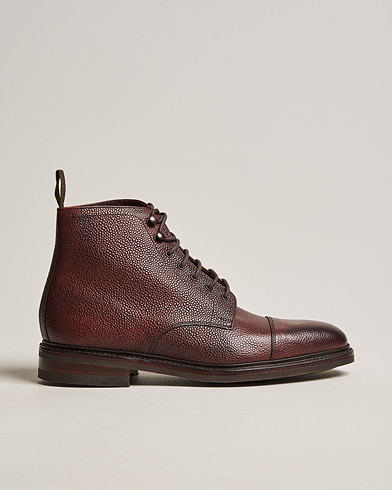 Men | Handmade Shoes | Loake 1880 | Roehampton Boot Oxblood Calf Grain