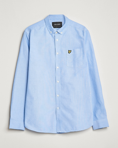 Men | Oxford Shirts | Lyle & Scott | Lightweight Oxford Shirt Riviera Blue