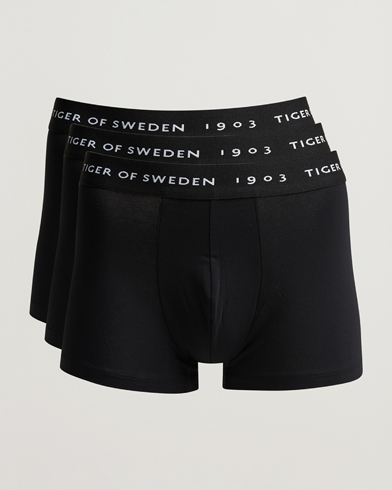 Men | Tiger of Sweden | Tiger of Sweden | Hermod Cotton 3-Pack Boxer Brief Black