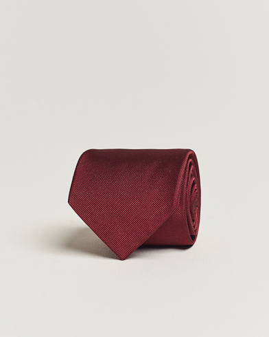 Men |  | Amanda Christensen | Plain Classic Tie 8 cm Bordeaux