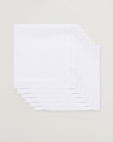 Men |  | Amanda Christensen | 6-pack Cotton Pocket Square White