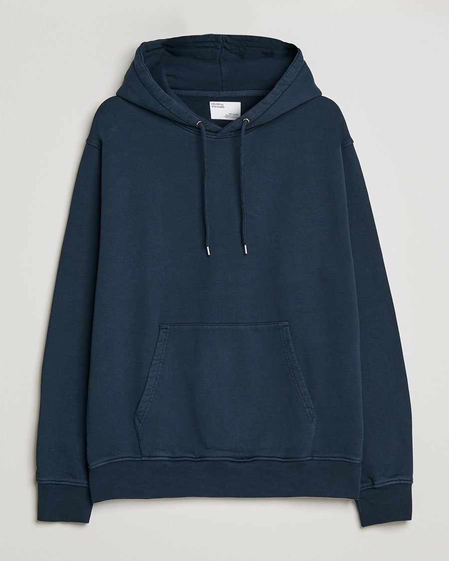 Colorful Standard Classic Organic Hood Navy Blue – Blue