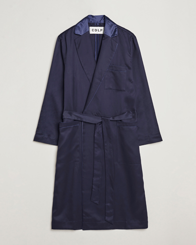Men | Pyjamas & Robes | CDLP | Home Robe Navy Blue