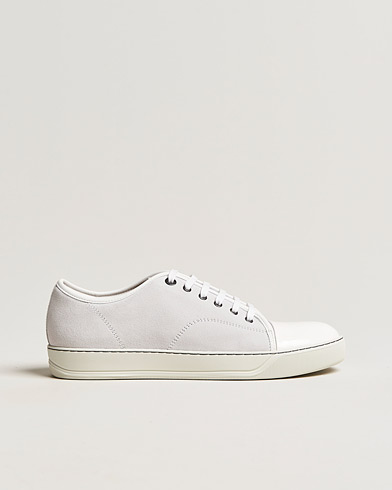 Men | Summer Shoes | Lanvin | Patent Cap Toe Sneaker White