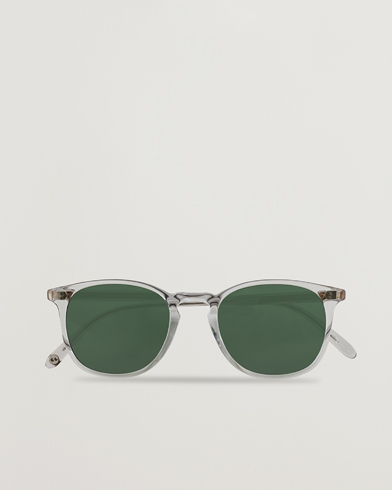 Men | D-frame Sunglasses | Garrett Leight | Kinney 49 Sunglasses Transparent/Green