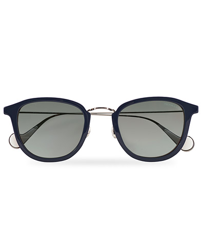 Men | Round Frame Sunglasses | Moncler Lunettes | ML0126 Sunglasses Blue/Red
