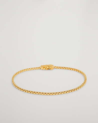 Men | Jewellery | Tom Wood | Square Bracelet Gold