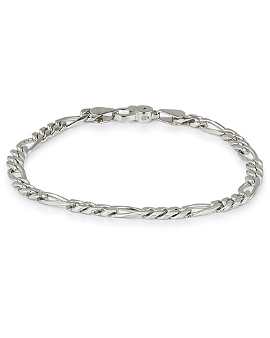 Men | Celebrate New Year's Eve in style | Tom Wood | Figaro Thick Bracelet Silver