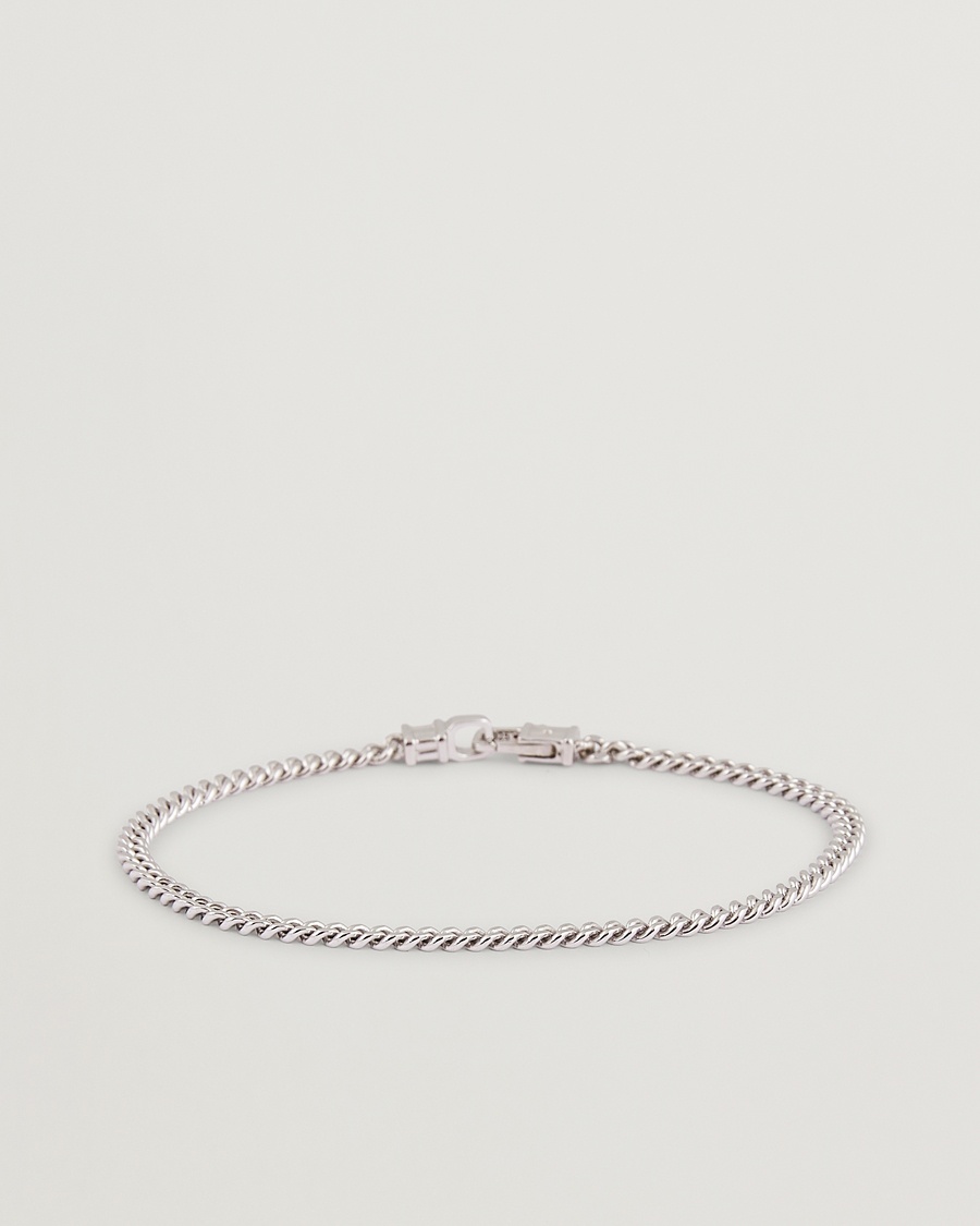 Tom Wood Curb Bracelet M Silver – Silver