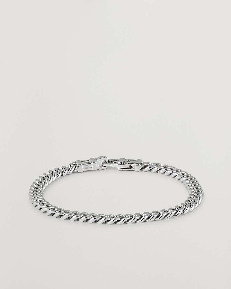 Tom Wood Curb Bracelet L Silver – Silver