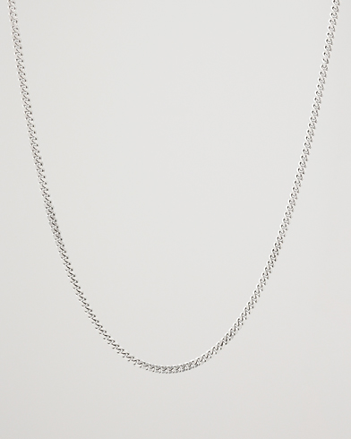 Men | Jewellery | Tom Wood | Curb Chain M Necklace Silver