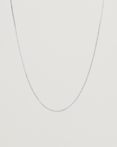 Men | Tom Wood | Tom Wood | Square Chain M Necklace Silver