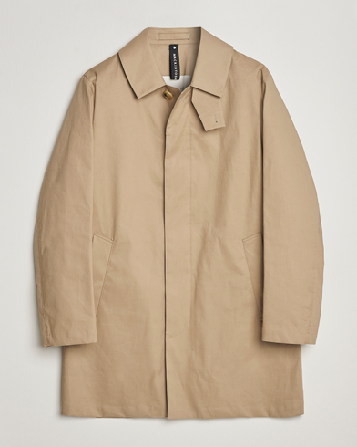 Men | Coats | Mackintosh | Cambridge Car Coat Fawn