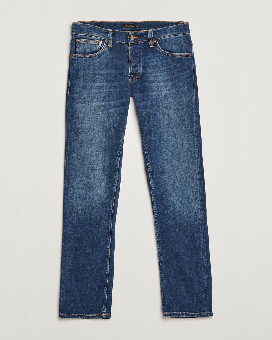 Nudie Jeans Grim Tim Jeans Indigo Myth – Blue
