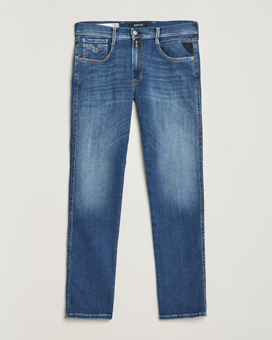 Men |  | Replay | Anbass Hyperflex Re-Used Jeans Medium Blue