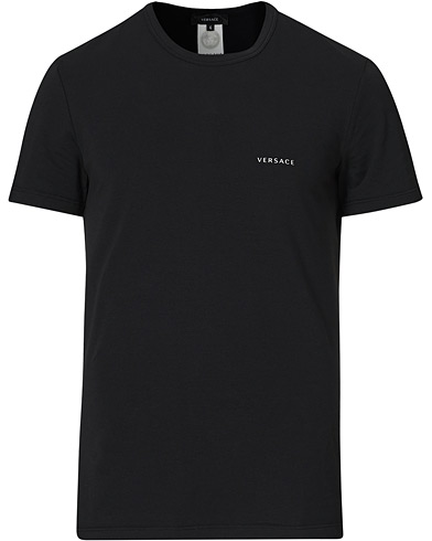 Men | T-Shirts | Versace | Logo Tee Black