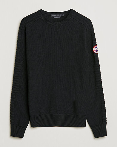 Men | Knitted Jumpers | Canada Goose | Paterson Sweater Black
