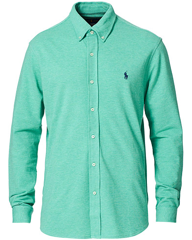 Men | Polo Shirts | Polo Ralph Lauren | Featherweight Mesh Shirt Resort Green