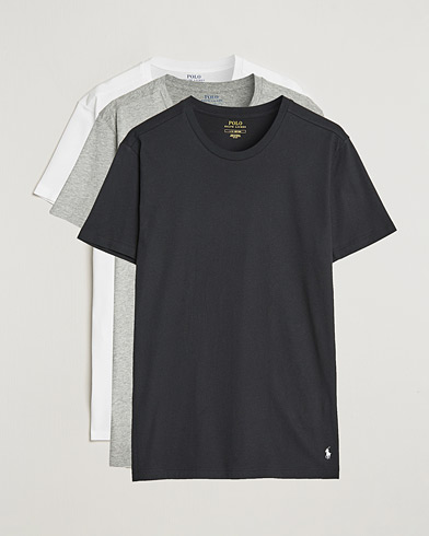 T-Shirts |  3-Pack Crew Neck Tee White/Black/Andover Heather