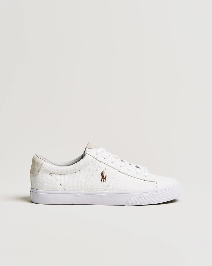 Polo Ralph Lauren Sayer Canvas Sneakers White – White