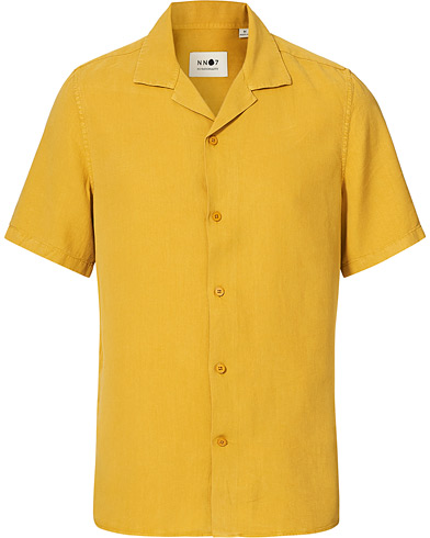  |  Miyagi Tencel/Linen Short Sleeve Shirt Yellow