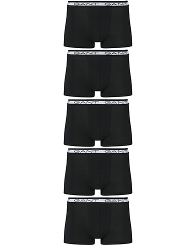 Underwear & Socks |  5-Pack Trunks Black