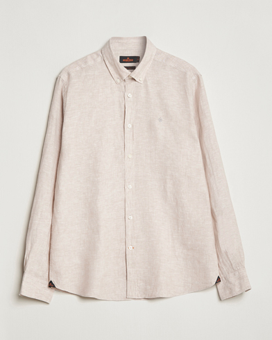 Men |  | Morris | Douglas Linen Button Down Shirt Khaki