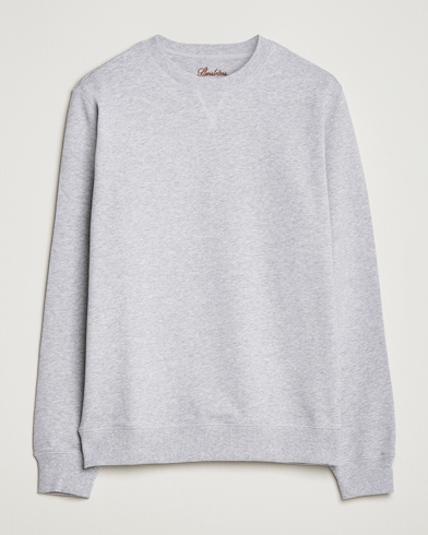 Men | Grey sweatshirts | Stenströms | Cotton Collage Crew Neck Grey Melange