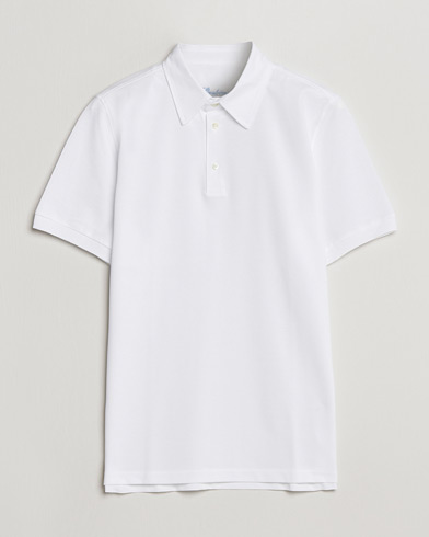 Men | Business & Beyond | Stenströms | Cotton Polo Shirt White