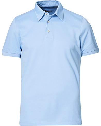  |  Cotton Polo Shirt Light Blue