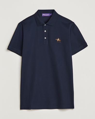 Men |  | Ralph Lauren Purple Label | Mercerized Cotton Polo Chairman Navy