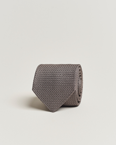 Men |  | Amanda Christensen | Silk Grenadine 8 cm Tie Grey