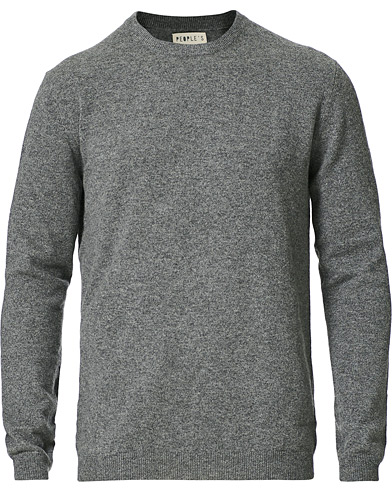 People\'s Republic of Cashmere Cashmere Roundneck Heather Grey