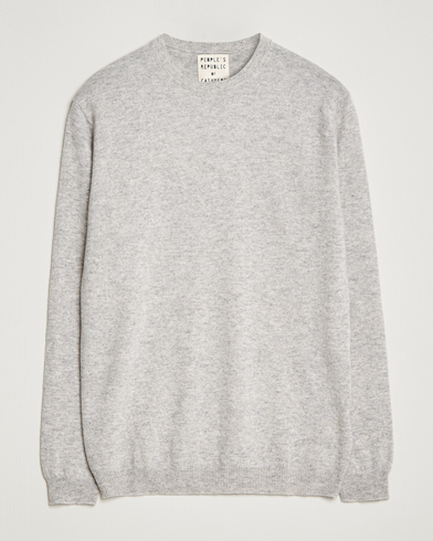Men | Cashmere sweaters | People's Republic of Cashmere | Cashmere Roundneck Ash Grey