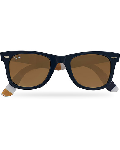  |  RB2140 Wayfarer Sunglasses Dark Blue/Brown