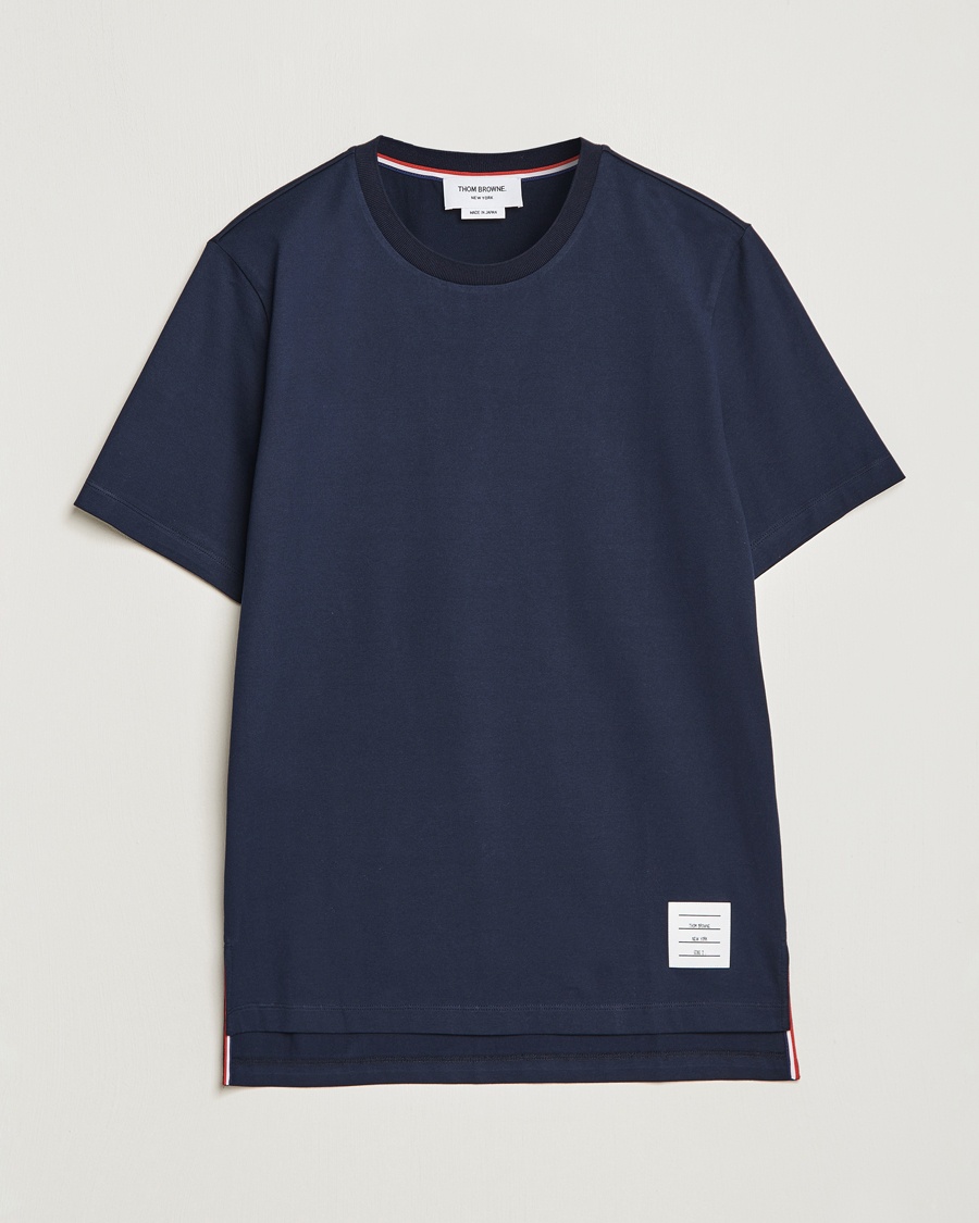 Thom Browne Relaxed Fit T-Shirt Navy – Blue