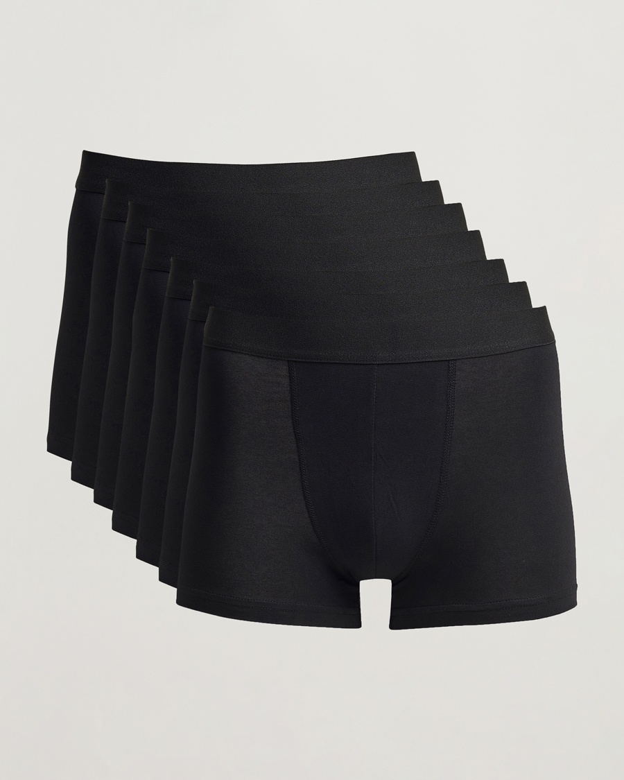 Bread & Boxers 7-Pack Boxer Brief Black – Black