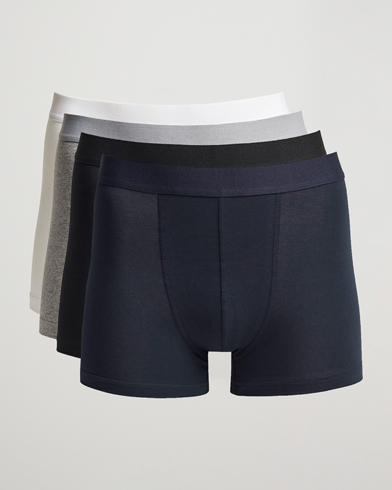 Men | Underwear | Bread & Boxers | 4-Pack Boxer Brief White/Black/Grey/Navy