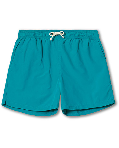 Men |  | Ripa Ripa | Plain Swim Shorts Aqua Blue