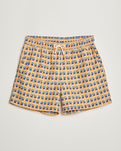 Men | Swimwear | Ripa Ripa | Finestre Sul Mare Printed Swimshorts Yellow
