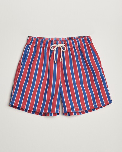 Men | Swimwear | Ripa Ripa | Monterosso Striped Swimshorts Red/Blue