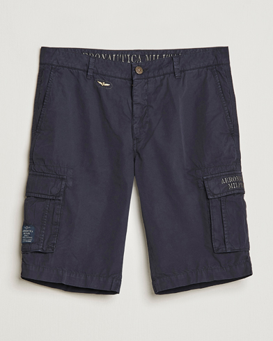 Men | Shorts | Aeronautica Militare | BE066 Cargo Shorts Blue Black