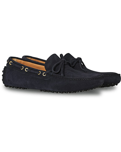 Men | The Summer Collection | Car Shoe | Driver Moccasin Navy Suede